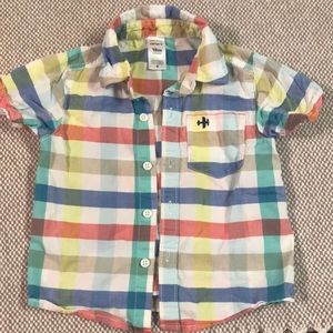 Carters short sleeve button up